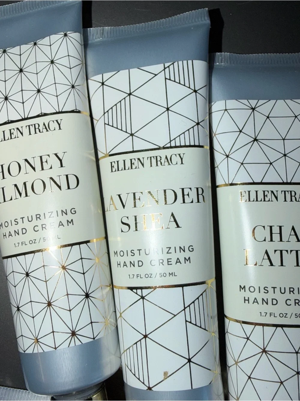 Lot of 10 1.7 oz Ellen Tracy Moisturizing Hand Cream Set exp, 2025 honey almond